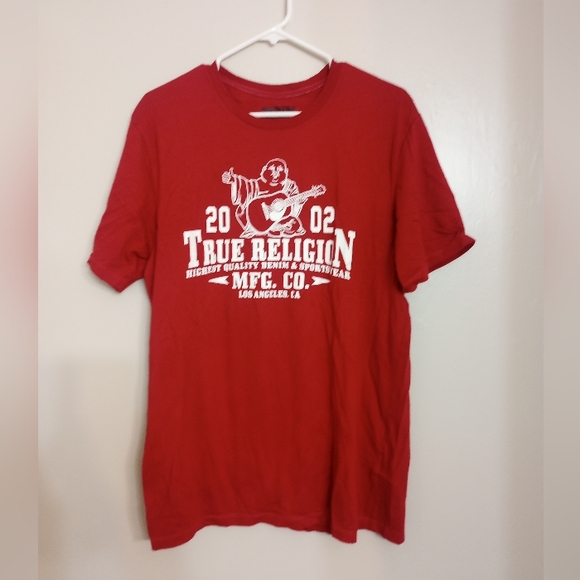 True Religion Men's Short Sleeve Logo Tee - Picture 1 of 4